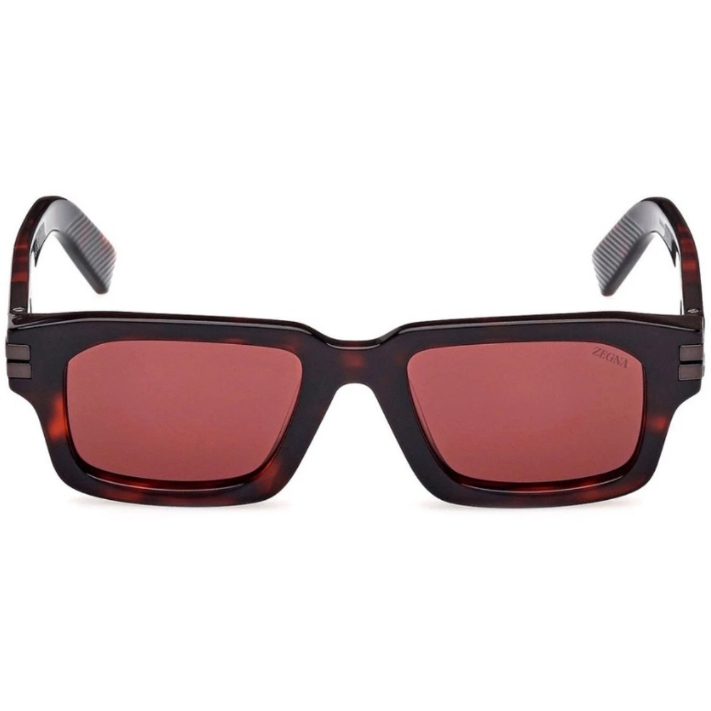 Ermenegildo Zegna EZ0255 Sunglasses Male Red Havana  51mm  100% Authentic